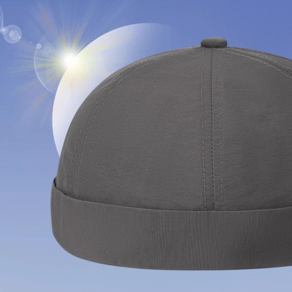 Mesh Beanie Hat Lightweight Docker Cap Fashion Brimless Hat Outdoor Daily