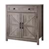 VEVOR Coffee Bar Cabinet, Farmhouse Coffee Bar Table with Drawer, Buffet Stand Cabinet with 2 Barn Doors, Sideboard Buffet Station for Living Room