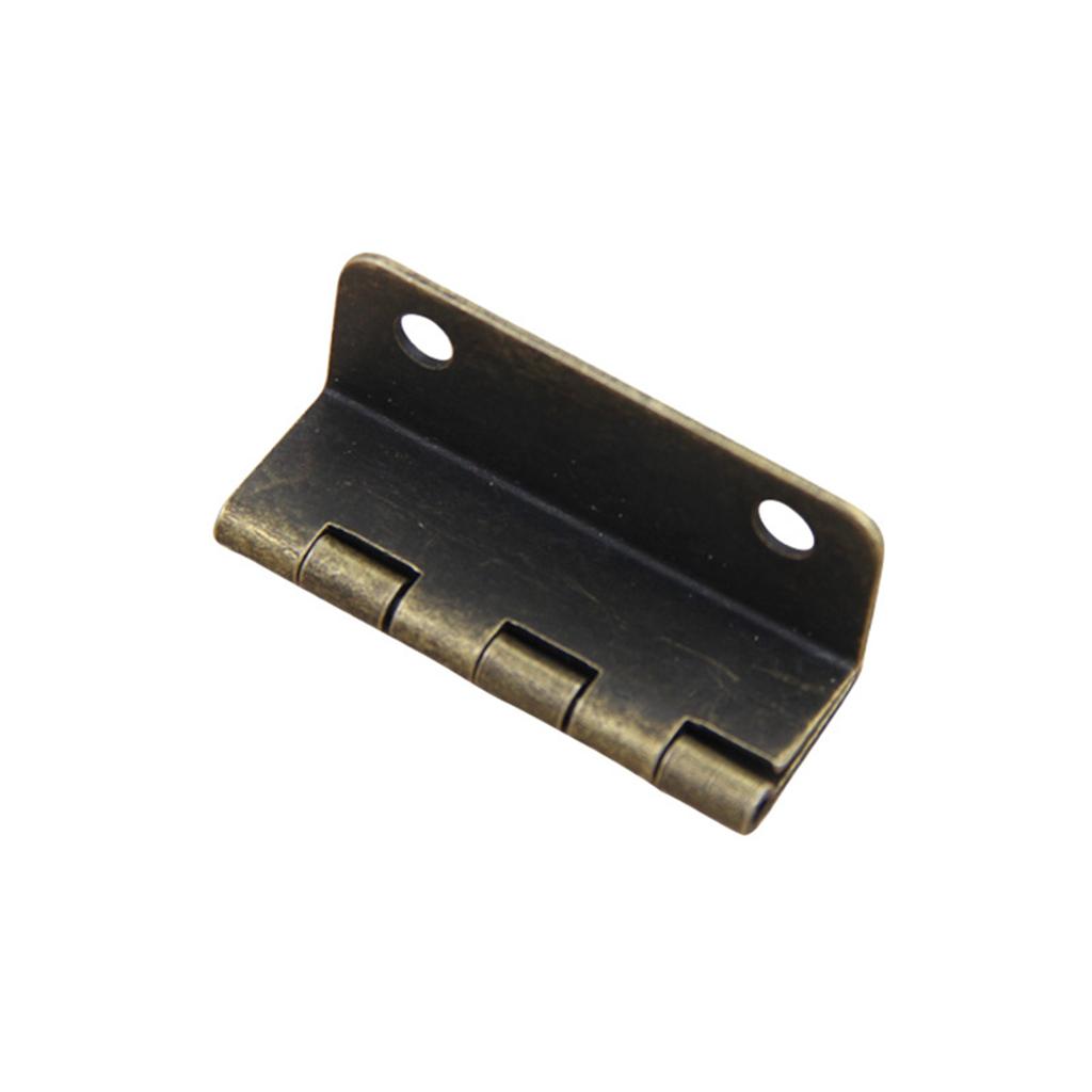 2 шт. Петли для дверей шкафа, багажа, ювелирных изделий, деревянных шкатулок, антикварные петли, трехстворчатые петли, домашняя мебель, декор, фурнитура