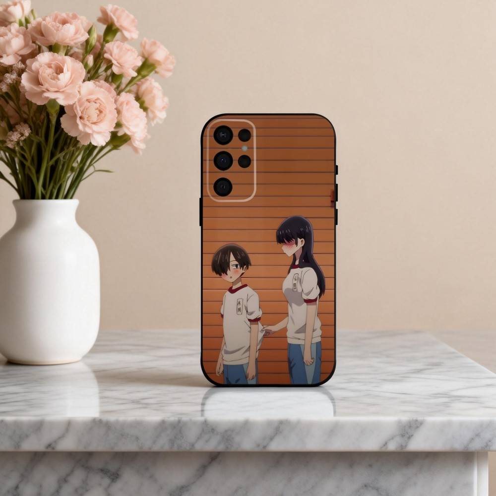 Чехол для телефона Manga The D-Dangers in My H-Heart для Samsung S25,24,23,22,30,21,10,9,Ultra,Plus,Lite,FE,4,5 G Мягкий черный чехол