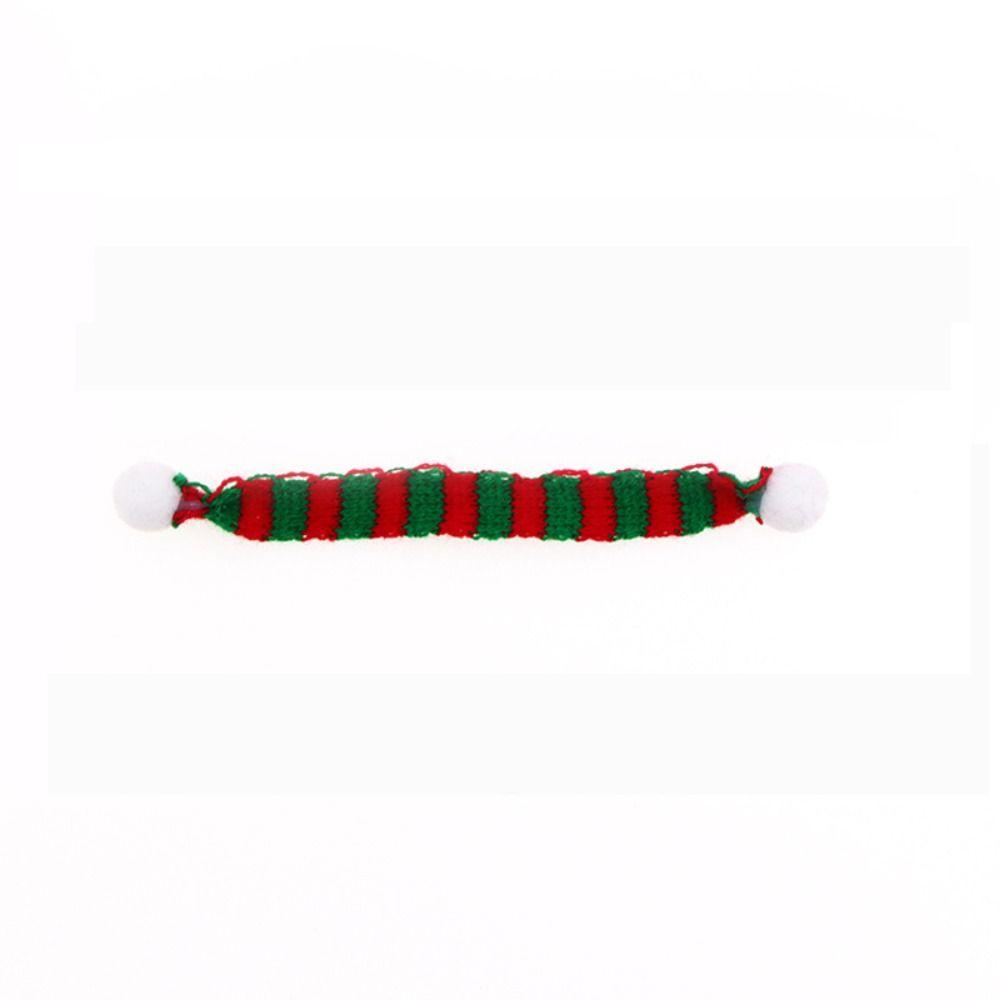 Neck Scarf 1:12 Doll Clothes Soft Mini Xmas Dolls Hat Cute Christmas Doll Scarf Gifts