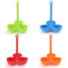 Egg Poacher Food-Grade 3 Holes Temperature Resistance Silicone Egg Cooker Egg Holder Cup Cooking Accessories