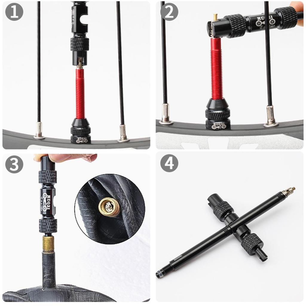 Tubeless Aluminum Alloy Valve Stem MTB Mountain Bike