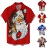 Fashion Shirt Christmas Spring Summer 3D Digital Print Top