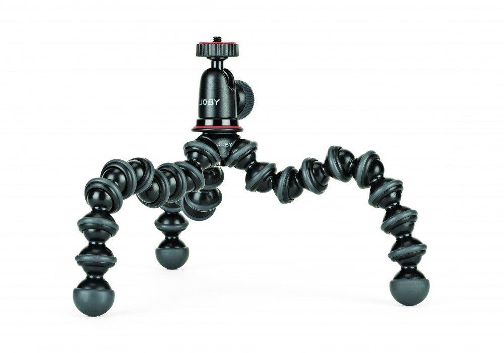 JOBY Camera Mini Gorillapod 1K Грузоподъемность Гибкая беззеркальная головка Штатив, Штатив, Комплект, 1 кг, Штатив, Камера, В комплекте, Черный/угольный JB01540-PKK