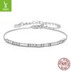 Morse Code I Love You Bracelet Valentine'S Day Gift S925 Sterling Silver Personalized Bracelet For Girlfriend