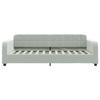 VidaXL Daybed Light Grey 90x200 Cm Velvet 354058