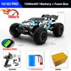 4x4 Remote Control Car 16101PRO/16102PRO Brushless 4WD 70KM/H 2.4G RC Car Electric High Speed Off-Road Drift Toys for Children