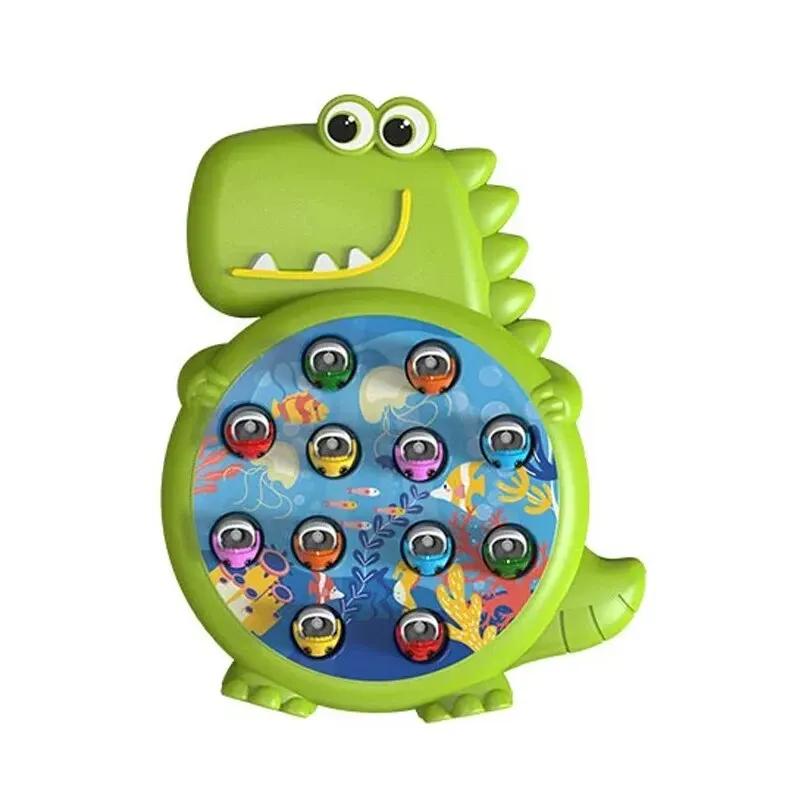 Динозавр Простые магнитные игрушки для рыбалки Игра Удочка Игрушки для детей Малыш Монтессори с удочкой Детские развивающие Без вращения Подарок