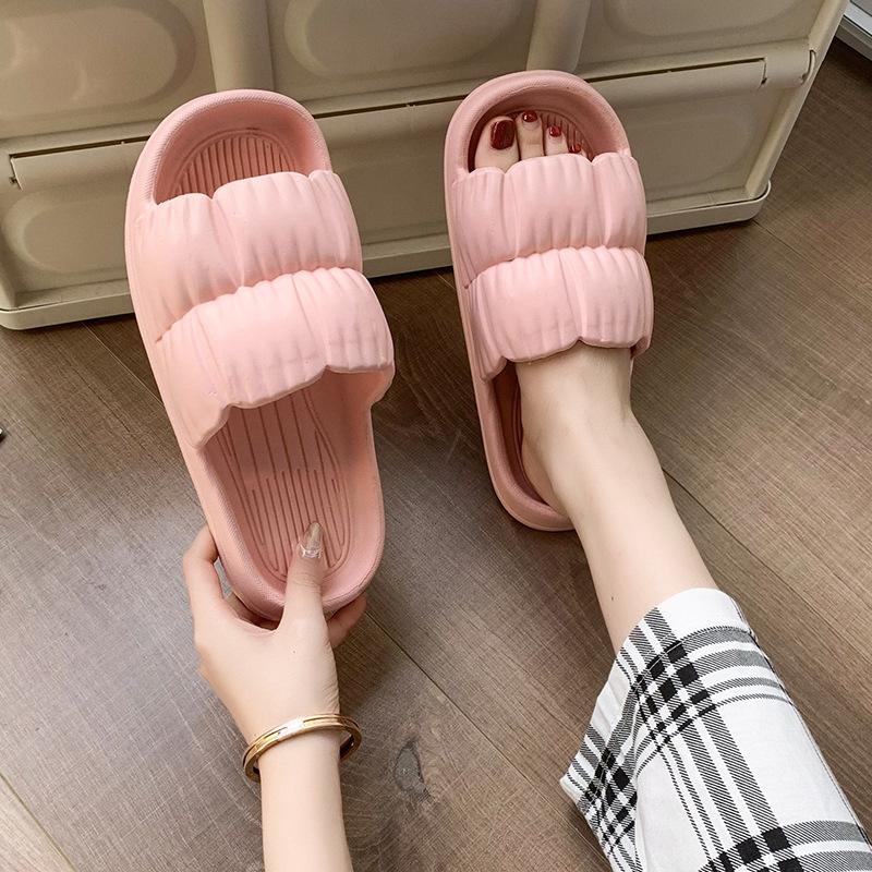 Summer Women Flip Flops Indoor Outdoor Slippers Bath Thick Platform Non-Slip Home Beach Sandals