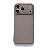Ультратонкий чехол с магнитной адсорбцией для iPhone 17 Pro Max, матовый, с диагональными полосками, противоударный защитный чехол.