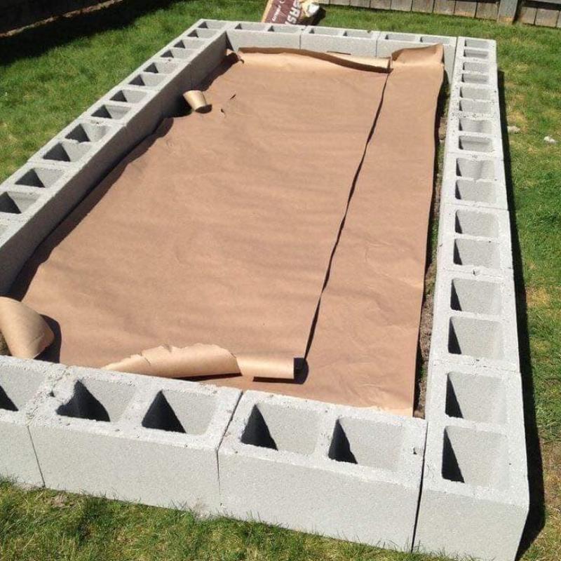 Summer Breeze Molding Plastic Cinder Blocks for Yards Gardening Concrete Hollow Brick Molds DIY Cement Geo Flower Pot Mouldings