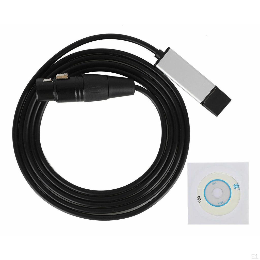 1,8 м / 5 в RS485 XLR Female Адаптер-переходник DMX512 Кабель для ПК Стадионный Проводной Кабель
