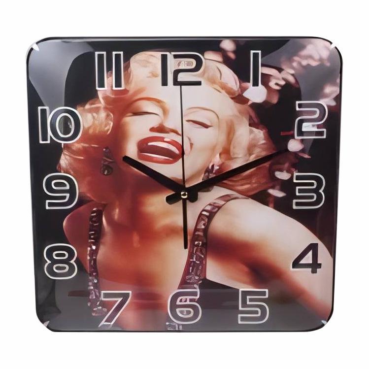 Стиль Ресторан Декор Часы Новый Стиль Дом Гостиная Мода Креативное Украшение Настенные Часы Бесшумные Настенные Часы