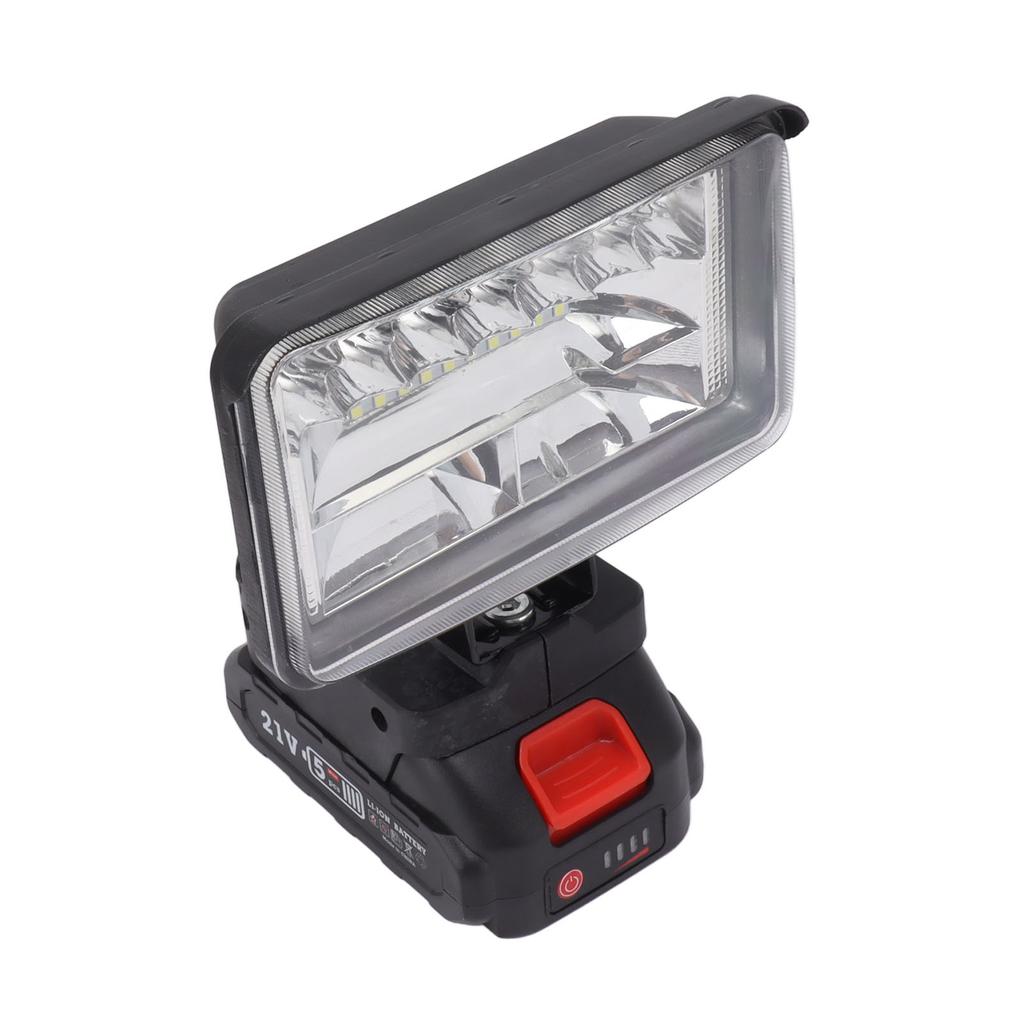 LED Work Light Super Bright Wide Range MT Interface Rotating Lamp Head 1500mAh Outdoor LED Flood