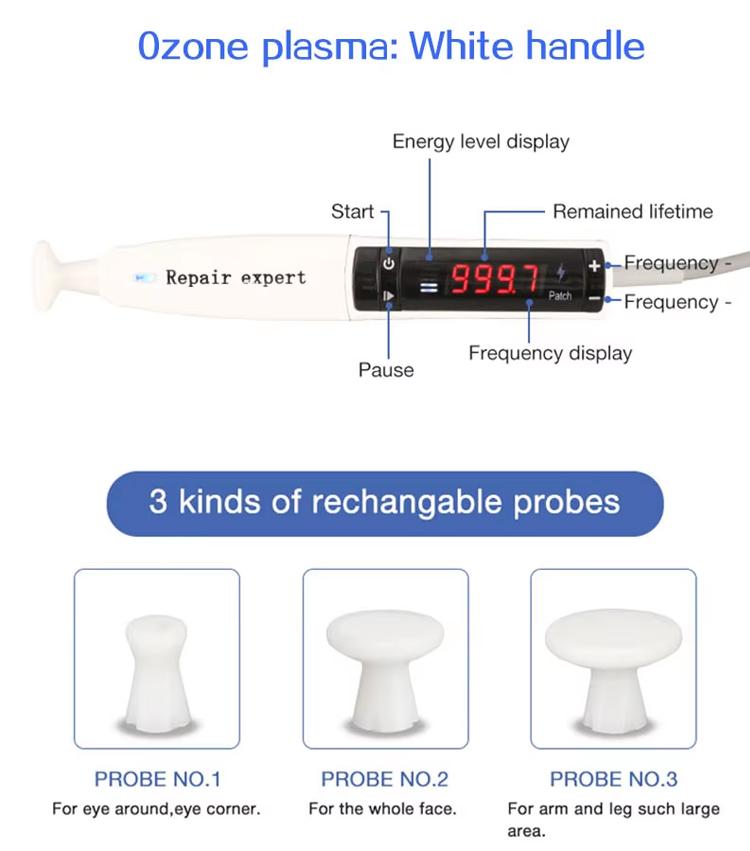 Professional Ozone Plasma Pen Machine for Alleviating Skin Aging Skin Rejuvenation Whitening Acne Treatment Plasma Pen