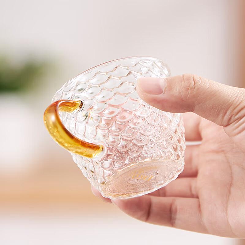 Corning Dragon Scale Heat-Resistant Glass Tea Set