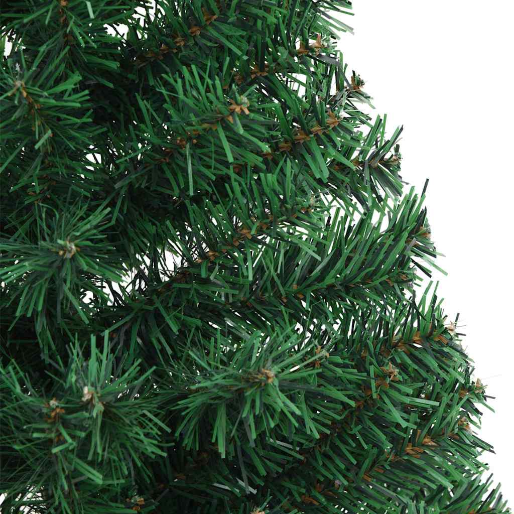 Artificial Pre lit Christmas Tree Green 150 cm PVC