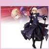 Высококачественная ПВХ фигурка Fate Stay Night Черное платье Сейбер Геката 26 см Аниме Мерч