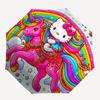 1PC Unicorn, Hello Kitty Print Umbrella, Featuring Automatic Folding. This Sturdy And Durable Umbrella with Eight Ribs  yy250917020