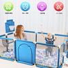 Манеж Annhua Baby Gate Play Circle Kids Land Kids Circle, моющийся, легко собирается, дышащая сетка, молния, дверь, футбольные ворота, баскетбольные ворота с