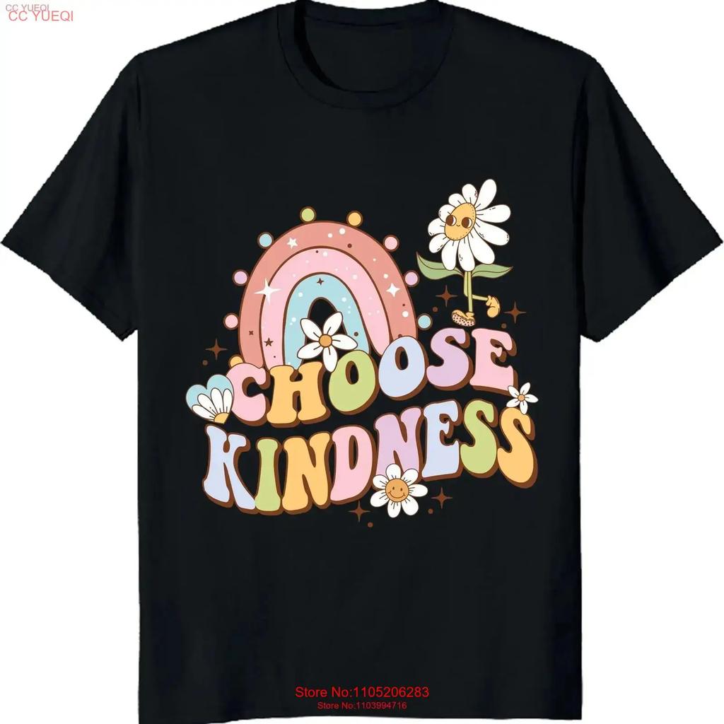 Retro Choose Kindness Rainbow Daisy T-shirt