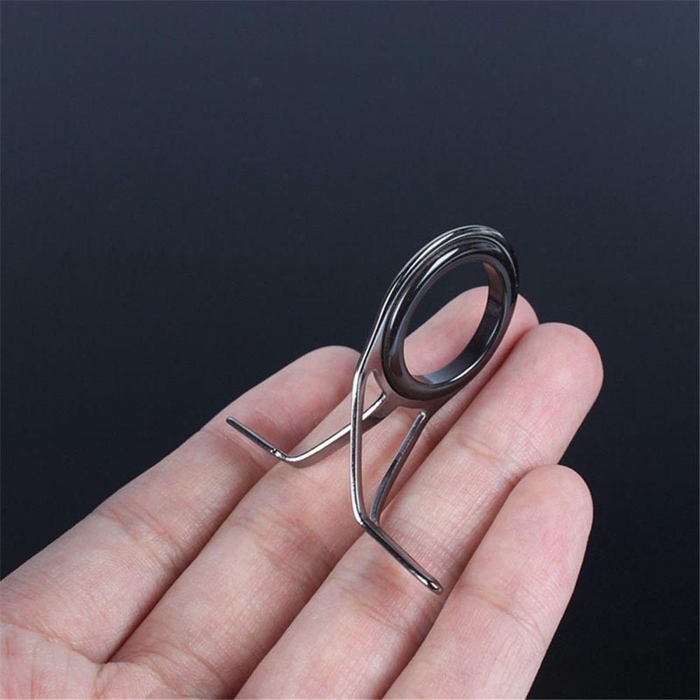 Hot New Line Fish Pole Eyes Fish Outdoor Fishing Rod Tip Guides Repair Kits