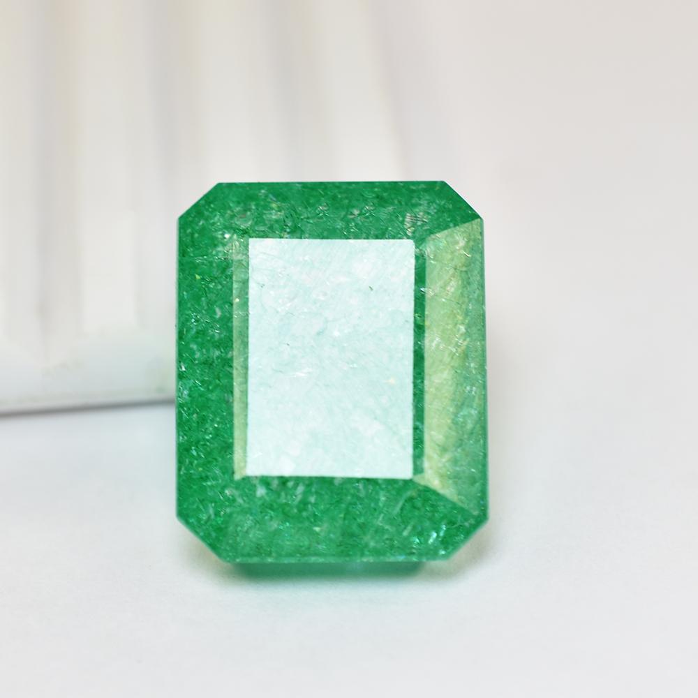 Natural Green Emerald Loose Gemstone 59.75 ct Emerald Cut for Jewelry Making and Gem Collections