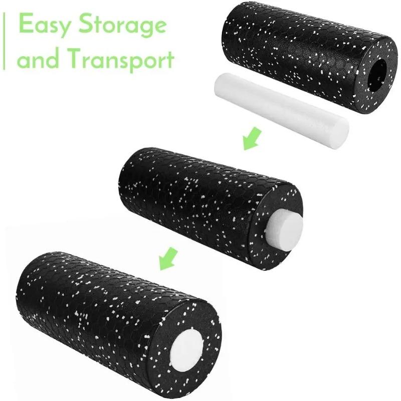 2 в 1 набор полых пенных роликов EPP Muscle Relief Massage Roller Оборудование для фитнеса в спортзале Спортивные массажные ролики