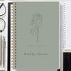 A5 Undated Weekly Planner Notebook With Stickers Spiral Bound Habit Tracker Organizer For Work School Home