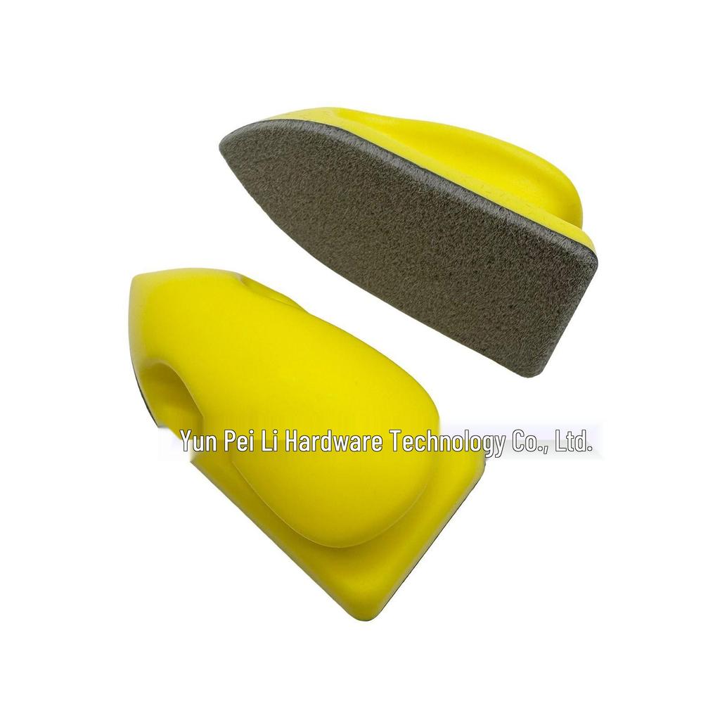 Round Hand Sanding Pad with Self-Adhesive Sandpaper for Car Polishing and Cleaning