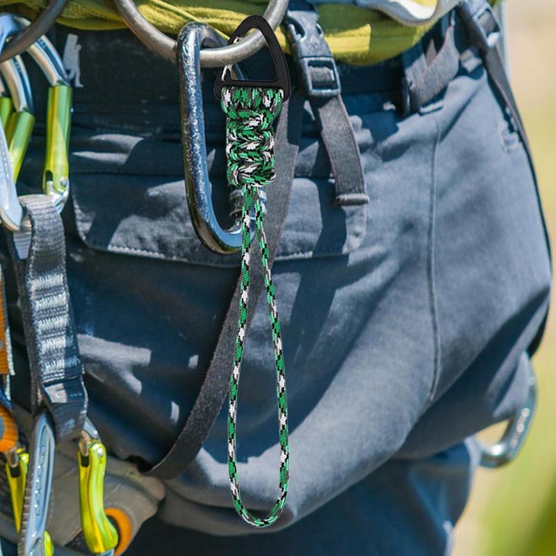 Паракордовый ремешок для ключей, паракордовый карабин, брелок, быстросъемная треугольная пряжка, замок-клипса, крючок, ремешок-застежка для улицы