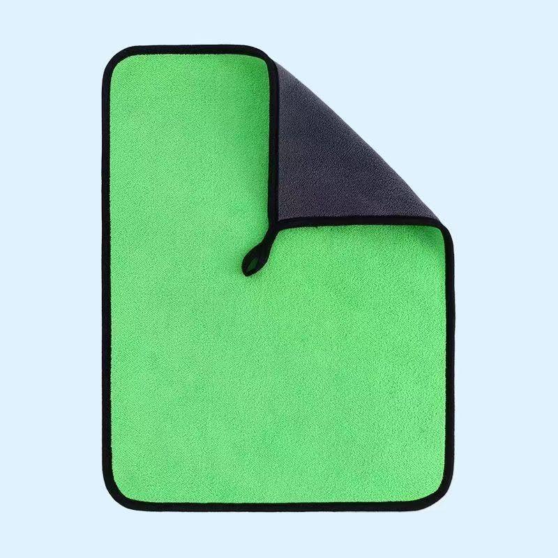 Тряпка для уборки, впитывающая воду без ворса, двусторонняя утолщенная салфетка для мытья полов, бытовая салфетка для уборки