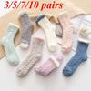 Winter Warm Fluffy Fuzzy Socks Thick Thermal Soft Kawaii Cold Resistance Socks Coral Fleece Floor Sleep Sock Calcetines Mujer