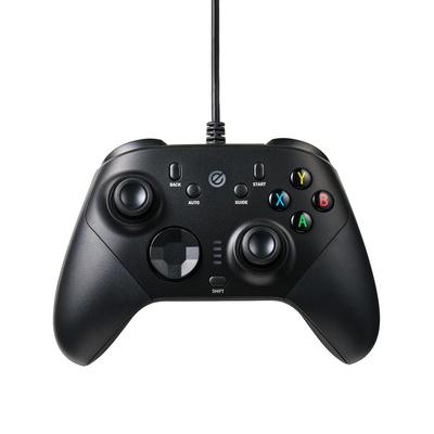 Elecom Проводной геймпад, XInput/DirectInput, Раскладка в стиле Xbox, Эффект Холла, Задние кнопки, 15 кнопок, Черный, JC-GP60XVBK