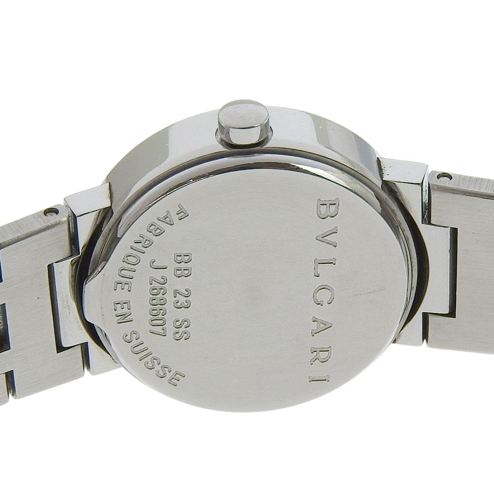 Bvlgari Часы Bzero1 BB23 Нержавеющая сталь Be zero one черный циферблат Нержавеющая сталь Кварцевые Аналоговый дисплей Женские Б/У