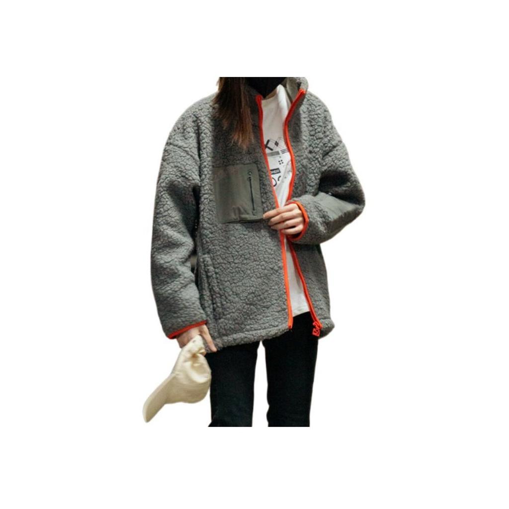 Puma Флисовая куртка с длинным рукавом и вышитым логотипом сплошного цвета, верхняя одежда унисекс, серый 929820-02