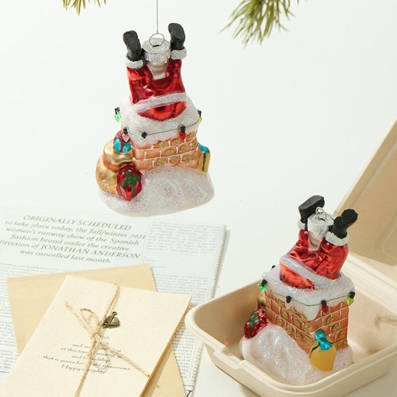 Bright Pastel Colored Shatters Resistant Glass Christmas Tree Decorations with Artistic Geometric Accent