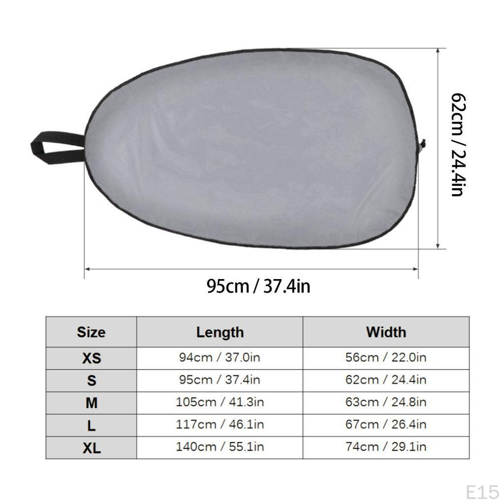 Чехол Универсальная регулируемая ткань Оксфорд Водонепроницаемая юбка-распылитель для лодки, каноэ, серфинга, каяка