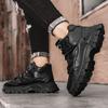 Shoes for Men Fashion High Quality Leather High-top Platform Mens Shoes Outdoor Tooling Comfort Leisure Ankle Boots Botas Hombre