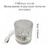 Одноцветная лампа с теплым светом, имитирующая статическое пламя, USB-лампа | Ночник с теплым светом | Хрустальная лампа | Для подключения через USB | Умная лампа | Проекционная лампа