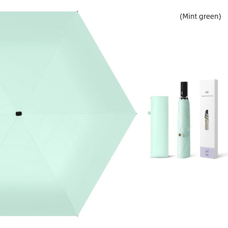 Creative Flat 70% off Automatic Folding Umbrella, Portable Sun Protection and Uv Protection, Unisex Folding Umbrella for Both Sunny and Rainy Weather