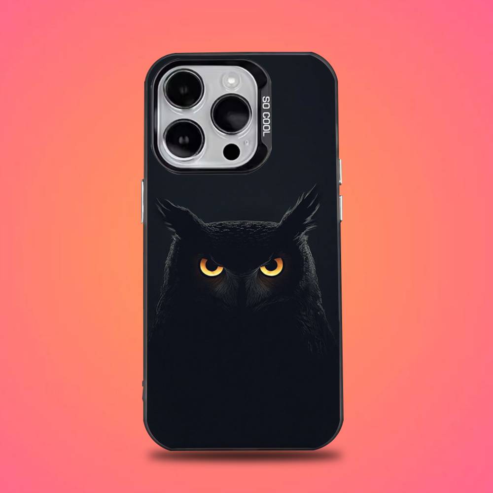 Drake O-OvO OWL Phone Case For iPhone 16,15,14,13,12,11,Pro,Max,Plus,Mini,XS,SE Anti Fall Black Matte Hard Bumper