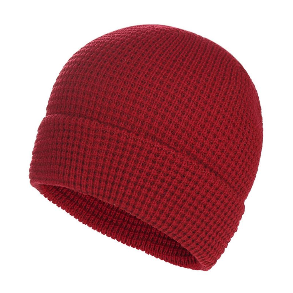 Women's Warm And Cold-resistant Knitted Pullover Hat Fall And Winter Street Melon Fured Wool Hat