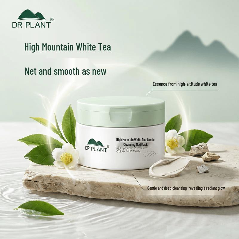 DR PLANT Высокогорная Белая Чайная Очищающая Глиняная Маска