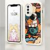 Slim Cartoon Astronaut Leather Back Casing PU Leather Cover Phone Case for OPPO Reno Realme OnePlus