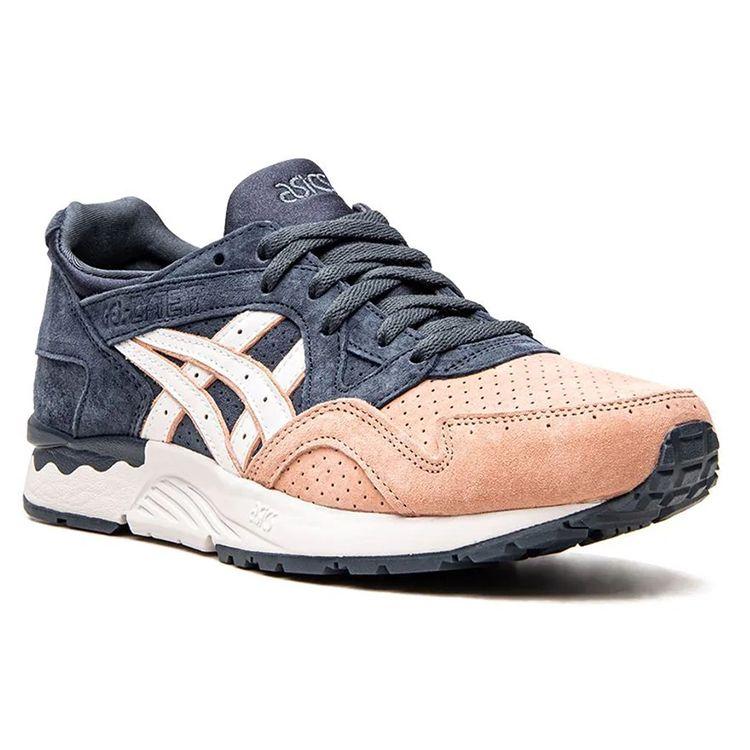 Kith x ASICS Gel Lyte 5 Salmon Toe Унисекс Кроссовки Синий Белый 1201A542-700