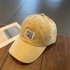 Maria Letter Embroidery Baseball Hat Peaked Cap Adjustable Shade Breathable