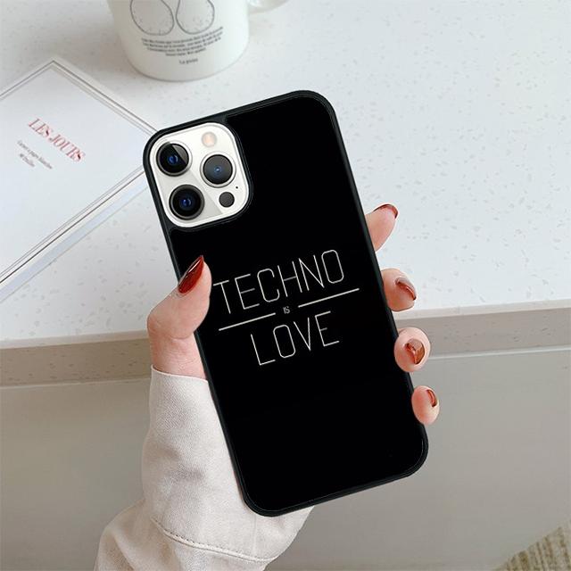 Чехол для телефона в стиле Techno для iPhone 17 Air 13 12 14 15 16 Чехол для Apple iPhone 17 Air 14 15 16 Pro Max 6S Plus Coque