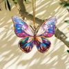Акриловая красочная бабочка подвесное украшение двухстороннее внутреннее наружное рождественская елка настенное окно